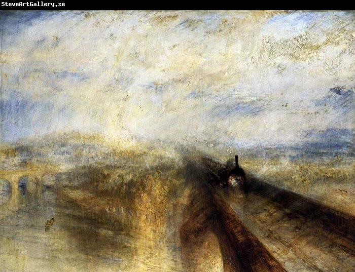 Joseph Mallord William Turner Rain, Steam and Speed The Great Western Railway before 1844